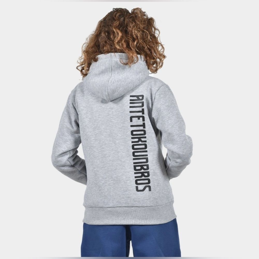 ANTETOKOUNBROS Kids Gray Hoodie Size 14